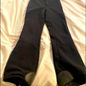 Ski pants black size 6 equals xs